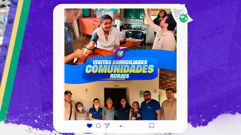 Equipe de Saúde de Ipueira realiza visitas domiciliares na comunidade rural Boa Vist...